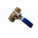  Brass Ball Valve with  1/4 Inch Female Inlet and Outlet-Imported